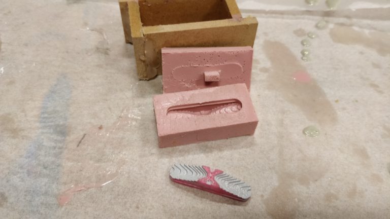 Button two part mold