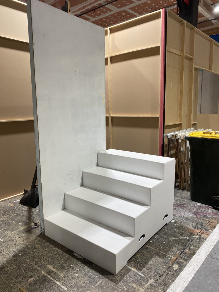 Stairs and flat primed