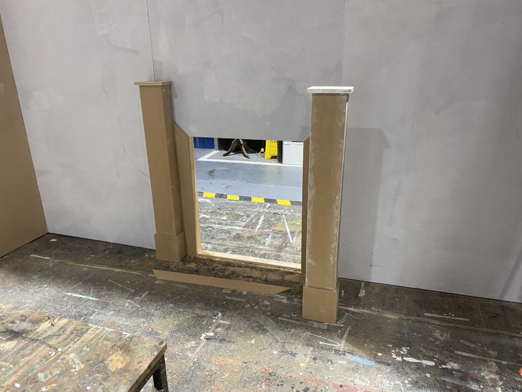 Fireplace pillars made