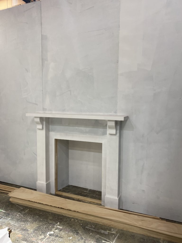 Fireplace primed