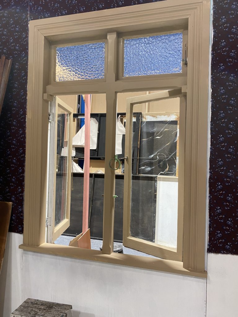 Window based for wood graining